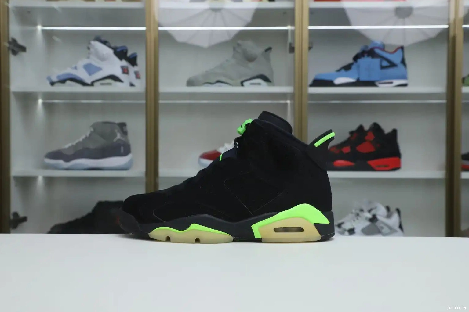 GREEN' RETRO 6 'ELECTRIC AIR Kimikick JORDAN 0815